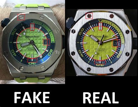 audemars piguet automatic real vs fake|fake audemars piguet spotting.